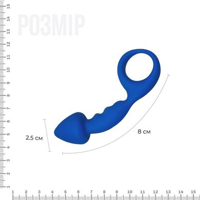 Анальная пробка Adrien Lastic Budy Blue AD20095 фото