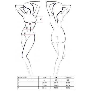 MALLOY SET S/M - Passion EL12802 фото