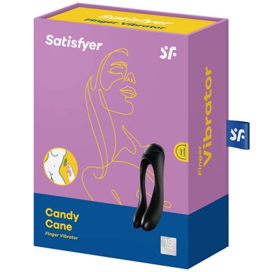 Вибратор на палец Satisfyer Candy Cane Black SO4653 фото