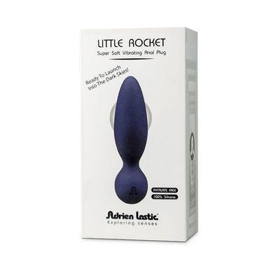 Анальна вібропробка Adrien Lastic Little Rocket макс. діаметр 3,5 см, soft-touch SO4482 фото