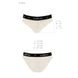 Трусики с широкой резинкой и кружевом Passion PS001 PANTIES ecru, size M SO4164 фото 5