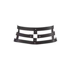 Портупея Bijoux Indiscrets MAZE - Wide Belt and Restraints Black SO2680 фото