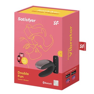 Смарт-вибратор для пар Satisfyer Double Fun (Black) SO5058 фото