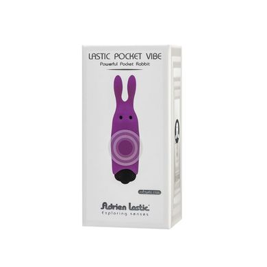 Минивибратор Adrien Lastic Pocket Vibe Rabbit Purple AD33483 фото