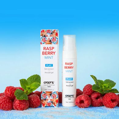 Стимулирующий гель EXSENS Kissable Raspberry Mint 15мл SO2366 фото