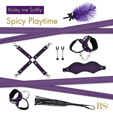 Подарочный набор для BDSM RIANNE S - Kinky Me Softly Purple: 8 предметов для удовольствия SO3865 фото