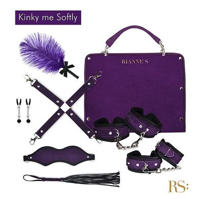 Подарочный набор для BDSM RIANNE S - Kinky Me Softly Purple: 8 предметов для удовольствия SO3865 фото